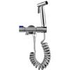Partner de baño traje de entrada única y salida doble tubo de extensión pistola rociadora tubería de agua tubo de extensión de descarga tubo telescópico manguera línea telefónica