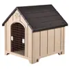 Casa para Perro Toda Estación Universal Villa Casa para Perro Impermeable a Prueba de Sol Perrera Invierno Patio Casa para Perro Desmontable Lavable Cama para Perro Exterior