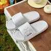 Sandalias EVA de conejo famosas en Internet para mujer, súper suaves para todas las estaciones, pantuflas de pareja para el hogar, suela suave antideslizante para interiores, pantuflas casuales ultraligeras