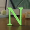 Pegatinas de pared creativas con letras en inglés de EVA luminosas 3D para decoración del hogar, novedosas y transfronterizas