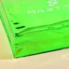Bolsa de Mão Personalizada em PVC, Bolsa de Ombro Transparente Tendência Laser Iridescente Gelatina, Grande Capacidade Sacola de Presente para Compras Atacado