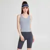 Sujetador Deportivo de Rebaja para Mujer, Primavera y Verano Yoga, Pilates, Fitness, Hermoso Diseño de Espalda, Se Puede Usar por Fuera, Top de Yoga, Camiseta de Manga Corta