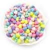 Mezcla 50g acrílico mariposa cuentas sueltas cuentas redondas amor creativo DIY pulsera collar Cuentas de color Macaron