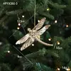Nuevos Colgantes Dorados Navideños Transfronterizos, Adornos Electroplateados para Árbol de Navidad, Copos de Nieve, Accesorios de Ciervos, Suministros Navideños