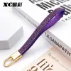Llavero de Alta Gama Incrustado con Diamantes Transfronterizo Accesorio para Bolso de Llaves de Coche Colgante Llavero Hecho a Mano DIY Cordón