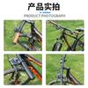 Mountain Bike Handle Cover Fibra de couro Surface Lock Shock Absorbing Non-slip Handle Cover Grip Acessórios de equitação