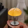 Lâmpada de Mesa Cogumelo para Quarto Bauhaus Vintage Lâmpada de Mesa Designer Abóbora Retro ao Lado da Cama Luminárias Abóbora com Atmosfera Retro