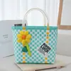 Bolsas Nuevas, Bolsas de Plástico Tejido de Temperamento Versátil, Bolsas de Playa para Vacaciones en la Costa, Canastas de Compras, Bolsos de Mujer al por Mayor