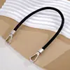 Colgante de Teléfono Móvil Anti-Pérdida de Cuero a Cuadros Nuevo Cadena de Mano de Felpa de Gama Alta Cadena Colgante para Bolso de Mujer