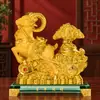 Exportação Transfronteiriça de Veludo Dourado Areia Artesanato Presente Ornamentos do Ano do Cavalo, Acessórios Domésticos do Cavalo do Zodíaco Chinês, Presentes Corporativos para Festas Anuais