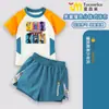 Traje de baño de dos piezas para niño Hospital de Animales Anomalía Secado Rápido Traje de baño para niños con Set de Gorro de Natación