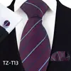 Terno Três Peças Masculino 2025 Poliéster Business Retrô Listrado Liso Gravata Lenço de Bolso Punho