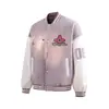 Nova Jaqueta de Baseball Retro Americana Outono Jack Chuan Yang Bordada Estilo Casal Fashionável e Versátil