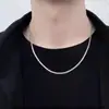 Collar Cubano para Hombre, Cadena de Acero de Titanio Estilo Callejero Hip-Hop Moderno, Accesorios de Acero de Titanio Geniales Hip-Hop Europeos y Americanos Personalizados al por Mayor