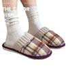 Novo Estilo Chinelos de Algodão Forrados com Lã e Espessos para Homens e Mulheres no Inverno, Antiderrapantes e Quentes, Chinelos de Casal para Casa, Interior e Exterior