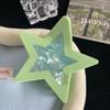 Horquilla de estrella de cinco puntas con ácido acético y color dopamina de estilo coreano, adorable y bonita pinza de agarre con forma de tiburón, accesorios para el cabello para niñas.
