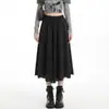 Falda de Gamuza Nueva Cortada con Láser Otoño/Invierno 2026, Falda Larga Irregular Hueca para Mujer, Falda Larga Vintage para Mujer