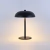 Luminária de Mesa Criativa Cogumelo Recarregável por USB Luz Regulável para Hotel, Bar, Quarto, Mesinha de Cabeceira, Estudo, Luz Noturna de Ambiente