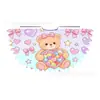 Oso Rosa Hecho a Medida de Fábrica Regalo Día de San Valentín Serie Pastel de Cumpleaños Chal Juguetón para Fiesta