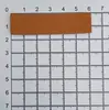Novo Couro PU Retangular Triângulo Costura Combinando Combinação Etiqueta de Couro Redondo Semicircular Jaqueta Marca Registrada Acessórios