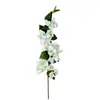 Simulación Buganvilia Boda Cerezo Flor de Ciruelo Flor de Durazno Rama Flor de Plástico Flor Decorativa Flor de Seda Sala de Estar Piso Flor Artificial Tira