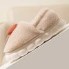 Pantuflas de Algodón con Dibujos Virales de Hongos de Moda para Mujer, Otoño e Invierno, Forradas de Felpa, Cálidas, Cómodas, Suela Gruesa, Uso en Casa en Interiores para Parejas