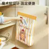 Bolsa de Pendurar para Armazenamento Saco de Lixo de Cozinha Armazenamento Conveniente Suporte de Lixo Doméstico Montado na Parede Sacola de Plástico Artefato Bolsa de Armazenamento