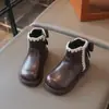 Botas Martin con Lazo para Niñas 2026 Primavera y Otoño Nuevas Botas de Princesa Cómodas con Suela Suave para Niños Mayores Botas Individuales Cómodas