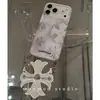 Funda Popular de Marca de Moda con Gradiente en Forma de Cruz Adecuada para el Teléfono Apple 17 Pro Max Funda para iPhone 16 Pro Funda de Mano 15 Pro