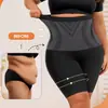 Calça modeladora feminina de cintura alta com controle abdominal, plus size, transfronteiriça, shorts modeladores para levantamento de quadril pós-parto e abdominoplastia