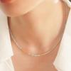 Collar de Perlas Imitación Turquesa, Cadena para Clavícula Versátil de Alto Nivel para Mujer, Accesorios en Capas, Joyería con Perlas de Nuevo Estilo Chino