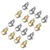 Fecho Lagosta de Aço Inoxidável 9-15mm Pulseira de Aço Titânio Conector de Colar Acessórios para Joias Artesanais DIY Estilo Chinês