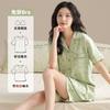 Pijamas transfronterizos de comercio exterior europeo y americano para mujer, pantalones cortos de verano de color liso, ropa para el hogar, algodón puro con almohadilla para el pecho, traje informal