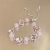 Pulseira de Amor Flor de Quatro Pétalas Zircônia Moda Transfronteiriça Pulseira de Alto Nível de Luxo Leve Pulseira Super Brilhante para Namorada Combina com Tudo para Mulheres