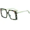 Nuevas Gafas de Sol Cuadradas con Montura Grande Tendencia Europea y Americana Gafas Cuadradas Gafas de Sol para Mujer Gafas de Sol de Moda 5681