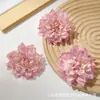 Decoración de ramo de flores artificiales de alta gama estilo crema para sala de estar del hogar, mueble de TV, jarrón y arreglo floral de escritorio