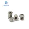 Columna de tuerca remachable para agujero ciego BSO-M3-16 agujero 4.2 zincado azul