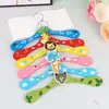 Percha de madera para ropa de niños, percha linda de animal de dibujos animados, percha doméstica para ropa de bebé, soporte para ropa, tendedero de madera