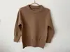 Nuevo suéter de otoño e invierno para niñas, top de manga larga con cuello redondo 2025, tejido de punto de invierno para mujer, capa base, ropa interior para niños
