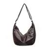 Colección Otoño 2026: Bolso de Hombro Casual de Gran Capacidad, Bolso Trendy Retro Tipo Dumpling, Bolso Cruzado de Silla Estilo Coreano