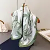 Pañuelo de Seda Estampado Fresco y Elegante de Verano, Pañuelo Cuadrado de Seda Artificial, Pañuelo Versátil para el Cuello, Pañuelo Cuadrado Pequeño, Pañuelo para la Cabeza, Bufanda