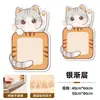 Tapete de escalada para gatos com formato irregular e design de desenho animado, resistente ao desgaste e a arranhões, não solta fiapos, adesivo de parede autoadesivo para escalada de gatos