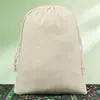 Bolsas de algodón lisas con cordón, disponibles para venta al por mayor, con opciones de impresión de logotipo. Hechas de 100% algodón, estas bolsas transpirables son adecuadas para empaquetar medicina tradicional china o como bolsitas perfumadas.