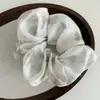 Suave y Elegante Sensación de Alta Gama, Coletero de Satén de Seda Degradado, Nuevo Accesorio para el Cabello de Primavera y Verano, Goma para Moño Simple para Mujeres