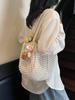 Bolsos de Punto de Diseño de Nicho Populares de Comercio Exterior Este Año 2025 Nuevo Bolso de Hombro Versátil Bolso Tote Casual para Vacaciones