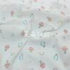Algodão dupla camada gaze cartoon impresso bebê roupas cobertor babador homewear tecido