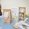 Bolsa de Embalaje para Pastelería de Copo de Nieve, Bolsa para Pan Tostado con Borde de Alambre, Galletas de Turrón de Leche y Dátil, Bolsa de Papel de Seda, Postre