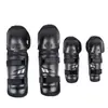 Joelheiras e Cotoveleiras para Motocicleta Conjunto de Quatro Peças Cabeça Redonda Equipamento de Proteção de Corrida Equipamento para Pilotagem de Motocicleta Off-Road Equipamento de Proteção Esportiva