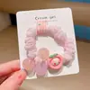 Elástico de Borracha Infantil Kuromi Fofo Alta Elasticidade Sanrio Não Machuca o Cabelo Faixa de Cabeça para Bebê Faixa de Cabelo Corda Colorida