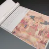 Script Regular Estilo Europeu do Sutra de Vimalakirti Caderno de Caligrafia Pequeno Script Regular para Iniciantes Começarem a Praticar Caligrafia e Rastrear Caderno Vermelho